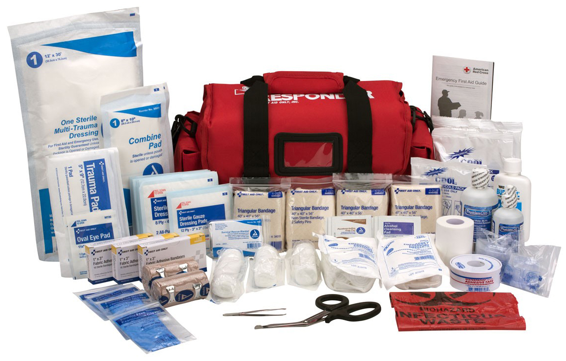 First Aid Only® First Aid Carry Bags Portable Prefilled First